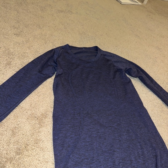 Lululemon Swiftly Tech Long Sleeve - Midnight/Psychic/Navy (Size 6) - Picture 6 of 6